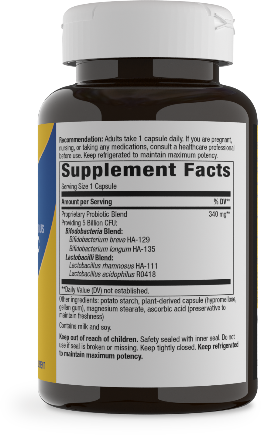 <{%360IMAGE1_15651%}>Nature's Way® | Primadophilus Bifidus Probiotic - right side of pack
