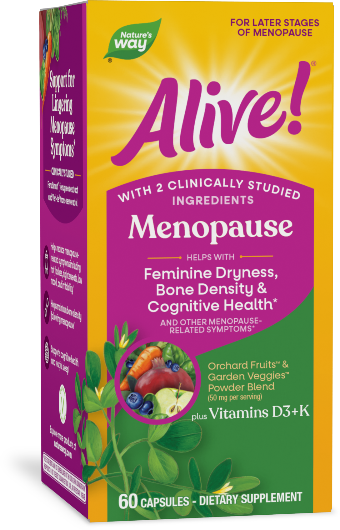 <{%PRIMARY_15936%}>Nature's Way® | Alive! Menopause, 60 capsules