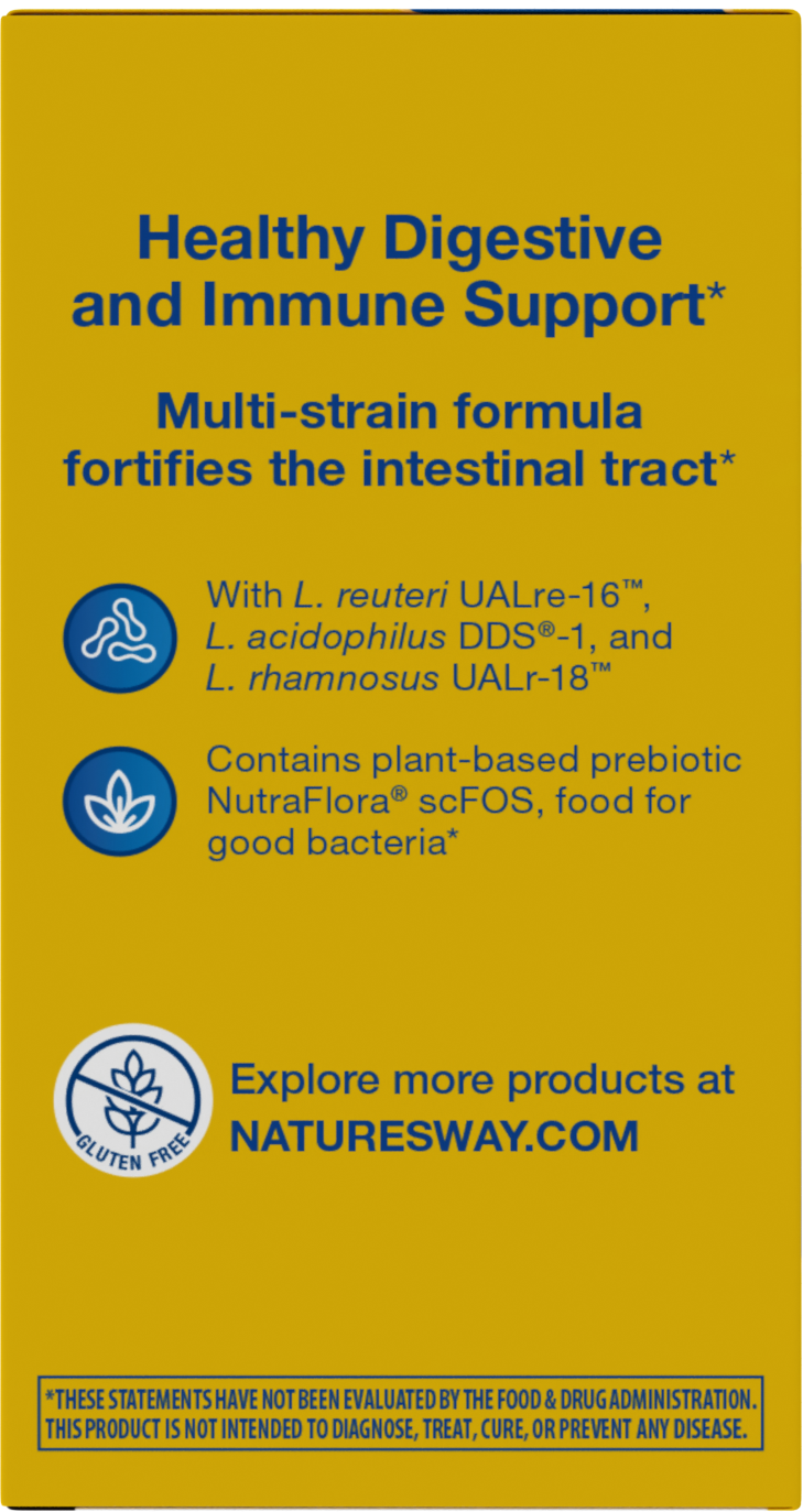 <{%360IMAGE2_14240%}>Nature's Way® | Primadophilus Reuteri Probiotics - left side of pack
