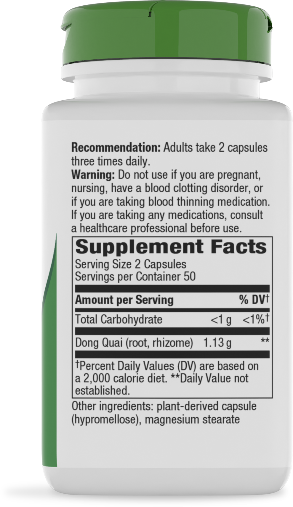 <{%360IMAGE1_12380%}>Nature's Way® | Dong Quai Root - right side of pack