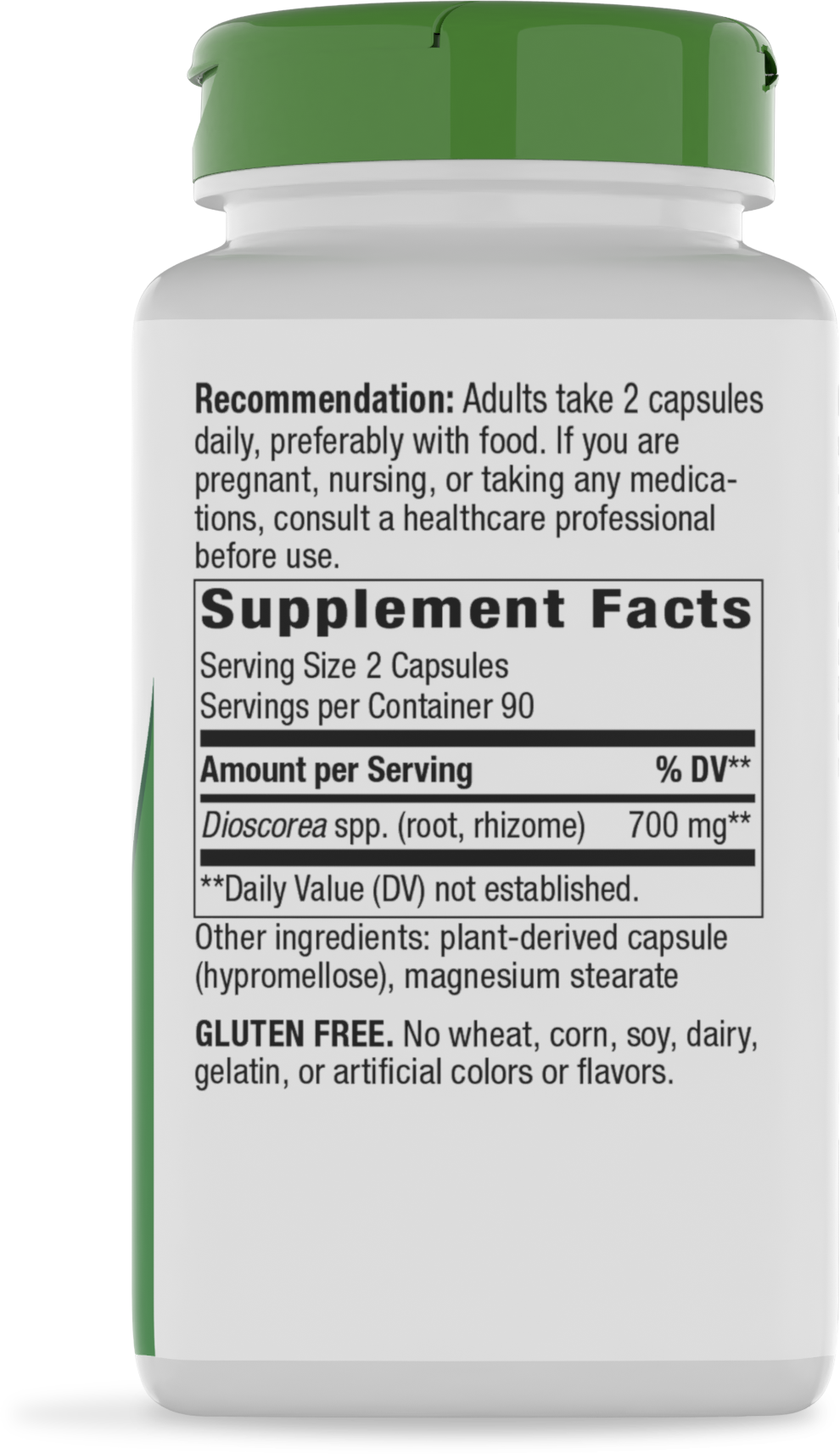 <{%360IMAGE4_15350%}>Nature's Way® | Wild Yam Root - right side of pack
