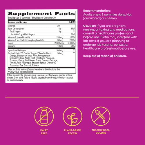 Nature's Way® | Alive! Hair, Skin & Nails Gummies Sku:11534