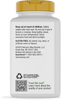 Nature's Way® | Vitamin C with Bioflavonoids - back of pack Sku:40331