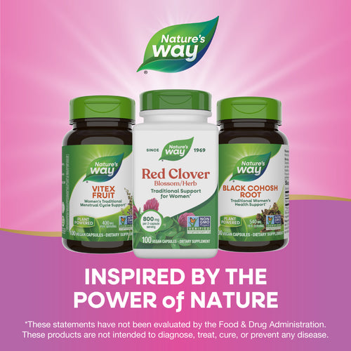 Nature's Way® | Red Clover Blossom / Herb Sku:16000