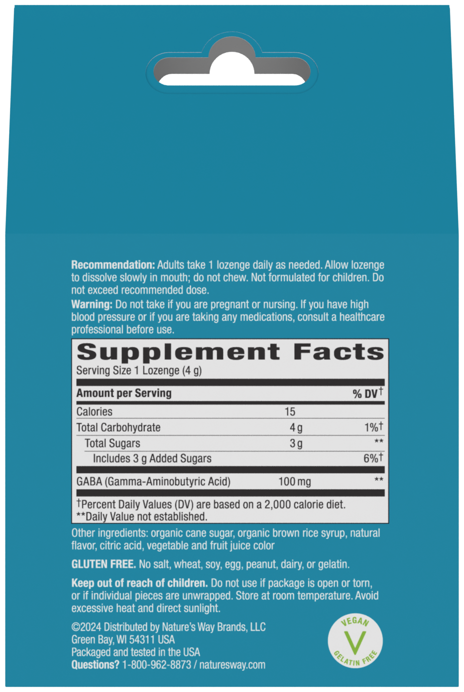 <{%360IMAGE1_14983%}>Nature's Way® | Calm Drops Lozenges - back of pack