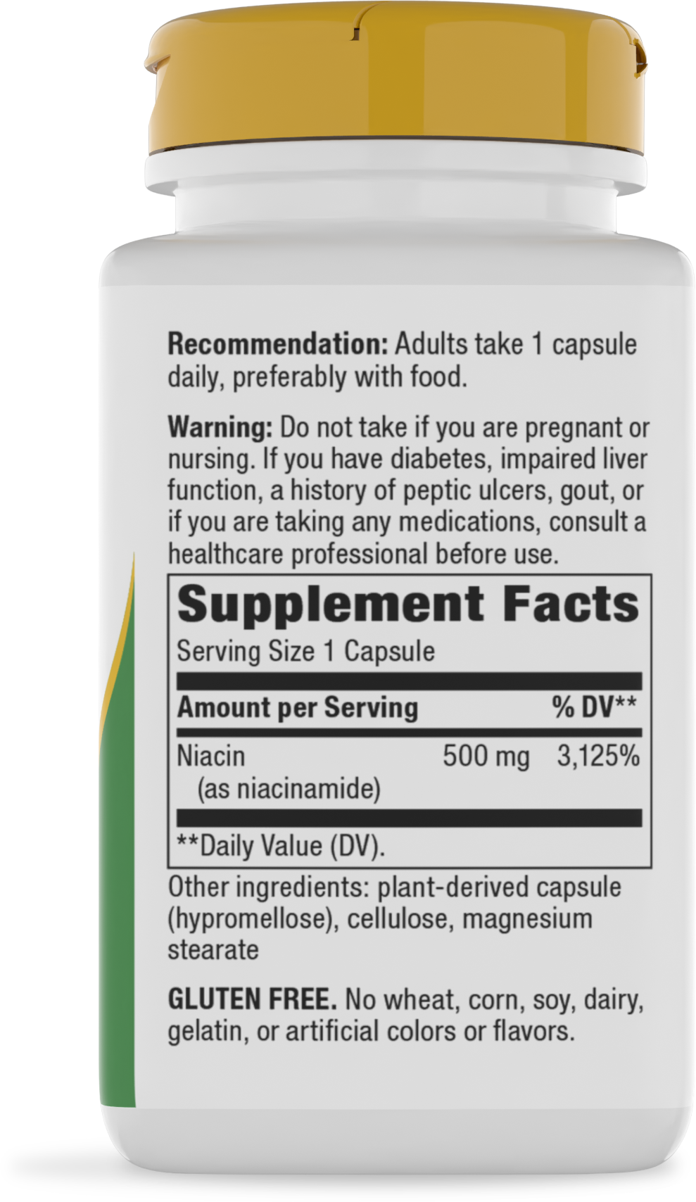 <{%360IMAGE1_40480%}>Nature's Way® | Niacinamide - right side of pack