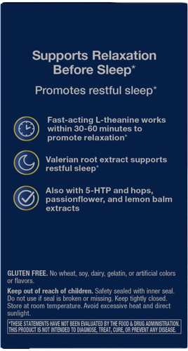 Nature's Way® | Revitalizing Sleep Formula - left side of pack Sku:03239