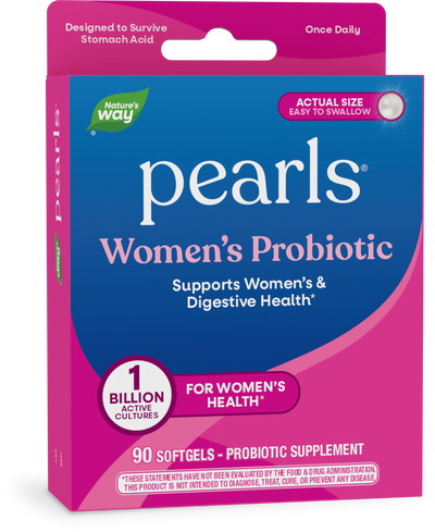<{%PRIMARY_13950%}>Nature's Way® | Probiotic Pearls Women's, 90 softgels