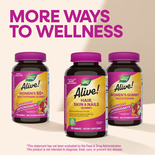 Nature's Way® | Alive! Hair, Skin & Nails Gummies Sku:11534