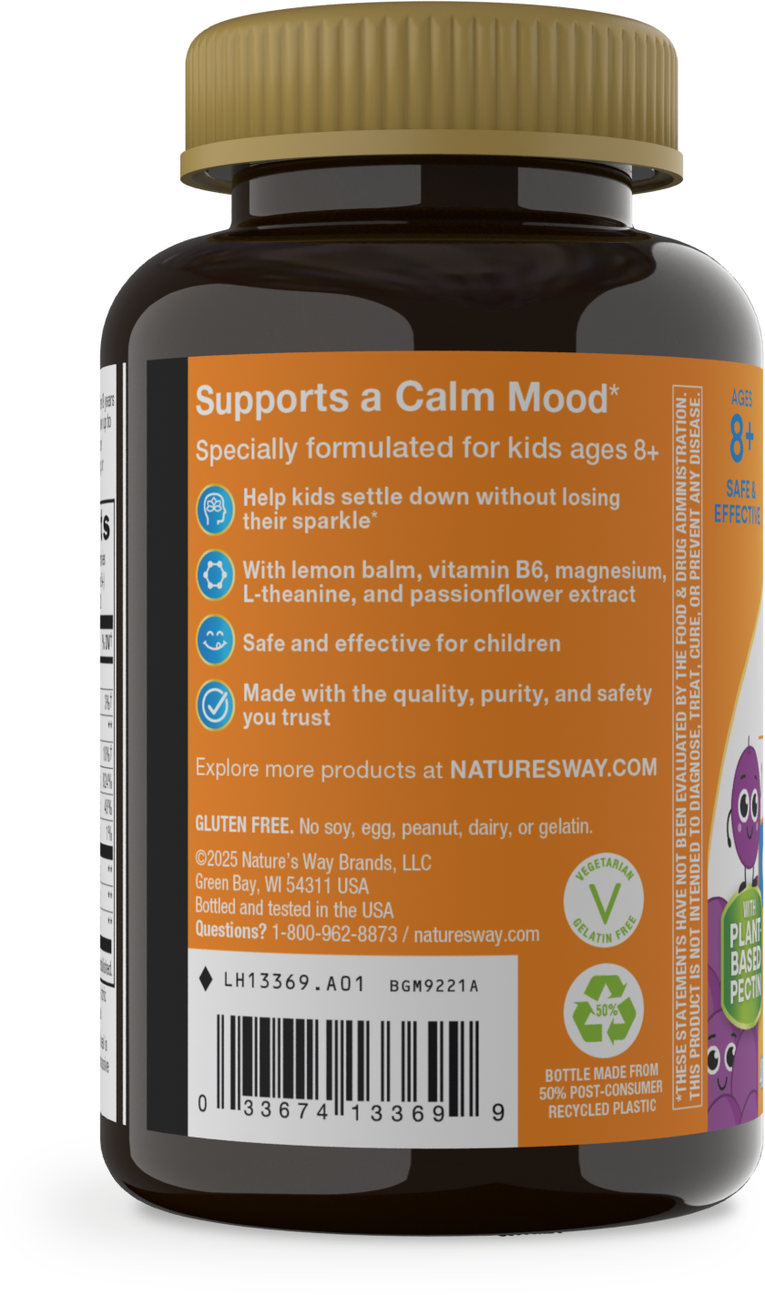 <{%360IMAGE2_13369%}>Nature's Way® | Kids Cool & Calm Gummy - left side of pack
