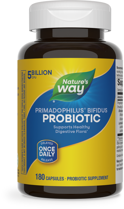 <{%PRIMARY_15651%}>Nature's Way® | Primadophilus Bifidus Probiotic, 180 capsules