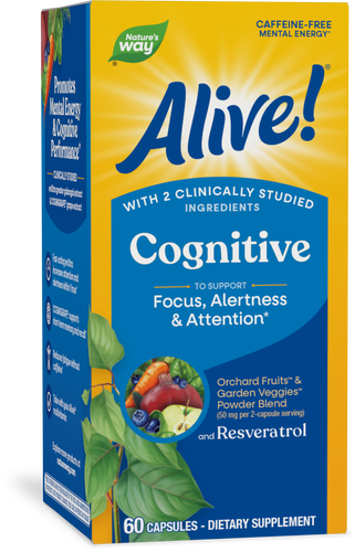 Nature's Way® | Alive! Cognitive, 60 capsules Sku:15934