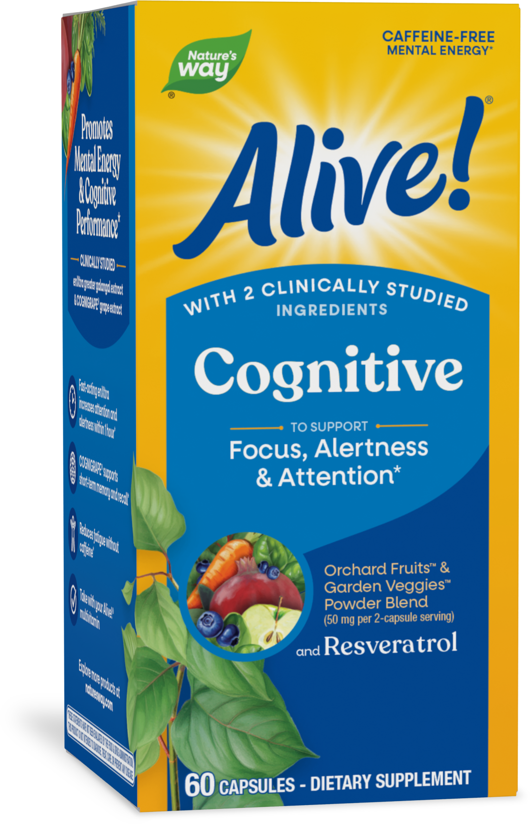 <{%PRIMARY_15934%}>Nature's Way® | Alive! Cognitive, 60 capsules