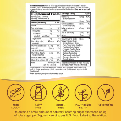 Nature's Way® | Alive! Zero Sugar Women's Gummy Multivitamin Sku:14618