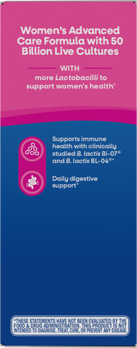 Nature's Way® | Fortify Optima Women's Advanced Care Probiotic - left side of pack Sku:10336