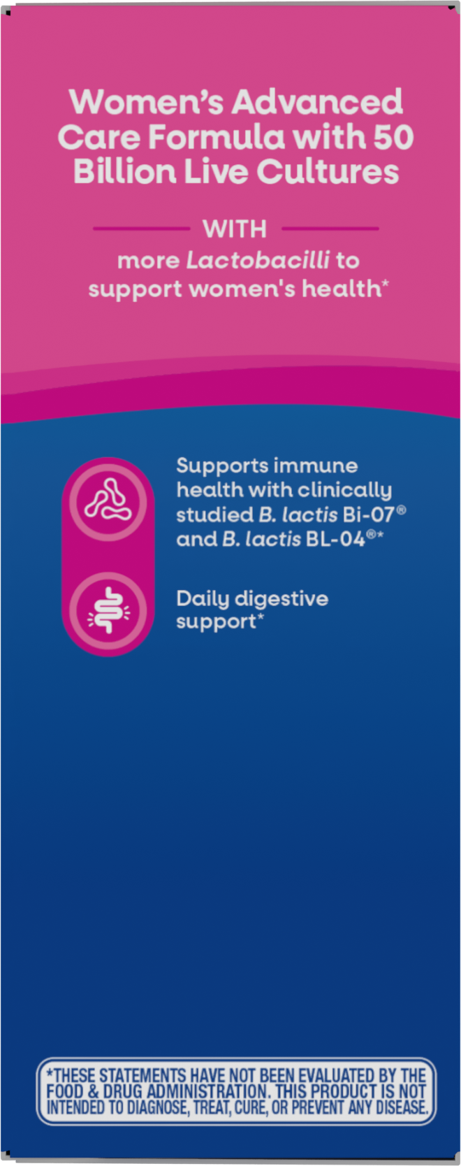<{%360IMAGE3_10336%}>Nature's Way® | Fortify Optima Women's Advanced Care Probiotic - left side of pack