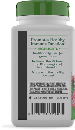 Nature's Way® | Echinacea - left side of pack Sku:12400