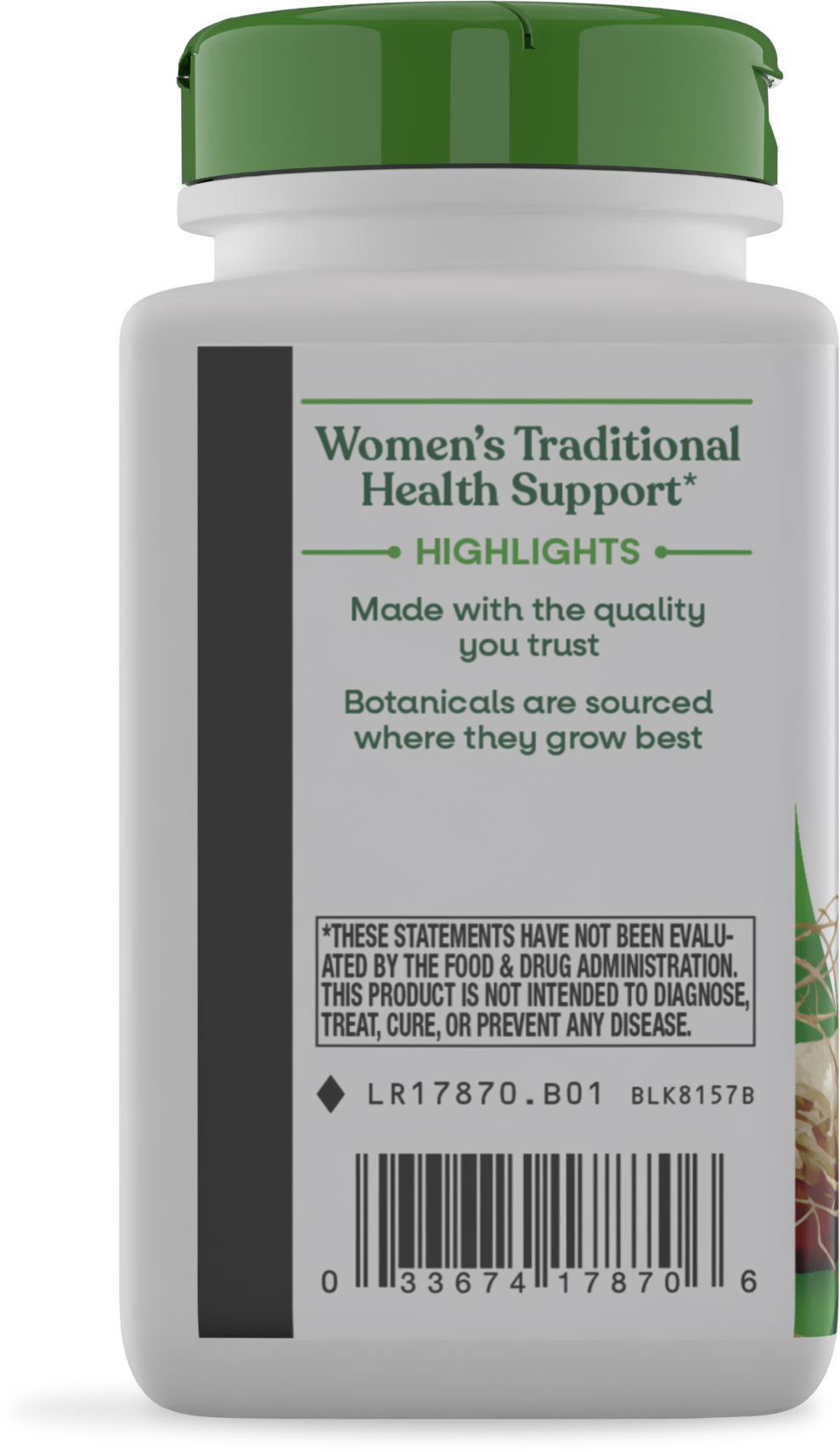 <{%360IMAGE2_17870%}>Nature's Way® | Wild Yam Root - left side of pack