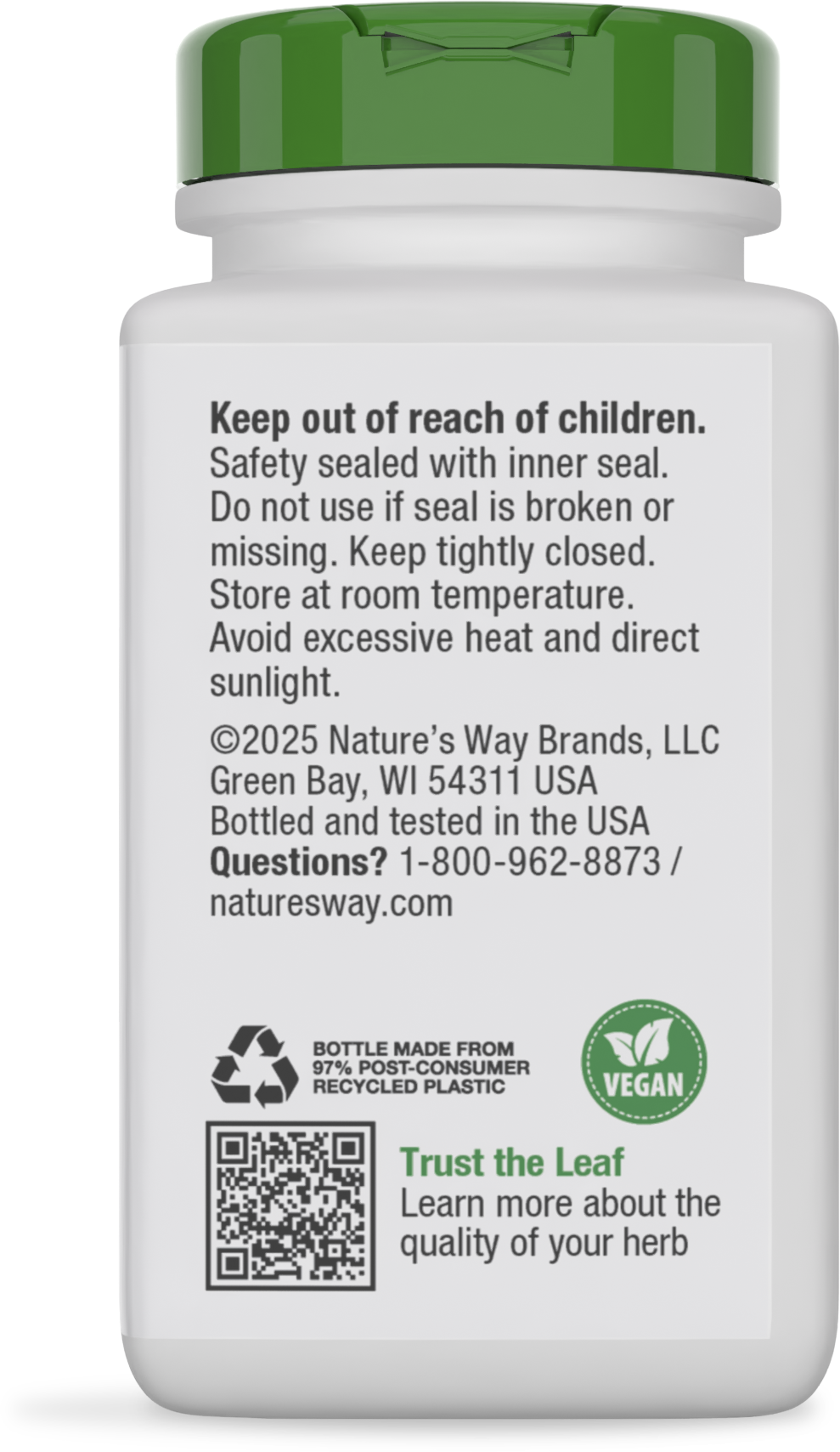 <{%360IMAGE3_17870%}>Nature's Way® | Wild Yam Root - back of pack