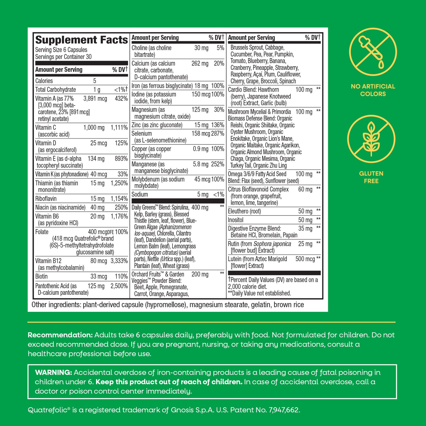 <{%MAIN12_15708%}>Nature's Way® | Alive! Max6 Max Potency Daily Multivitamin