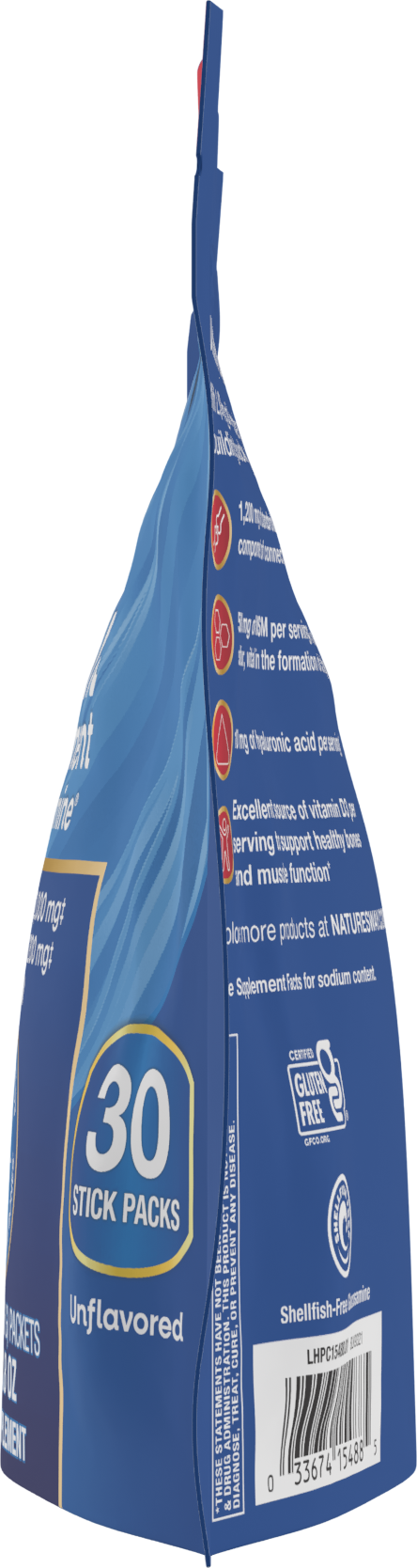 <{%360IMAGE5_15488%}>Nature's Way® | Joint Movement Glucosamine Drink Mix - right side of pack
