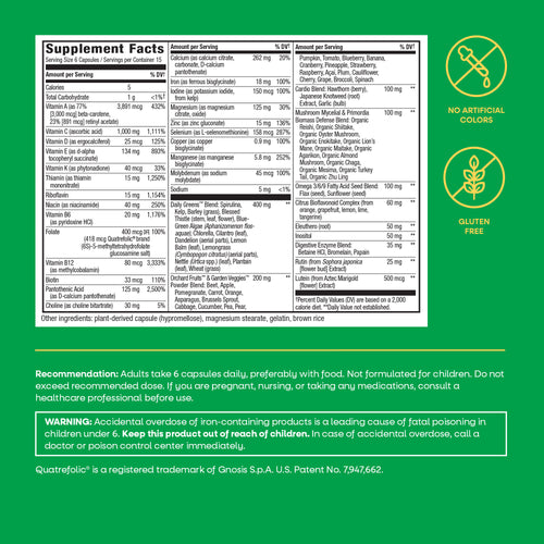 Nature's Way® | Alive! Max6 Potency Adult Complete Multivitamin Sku:15090