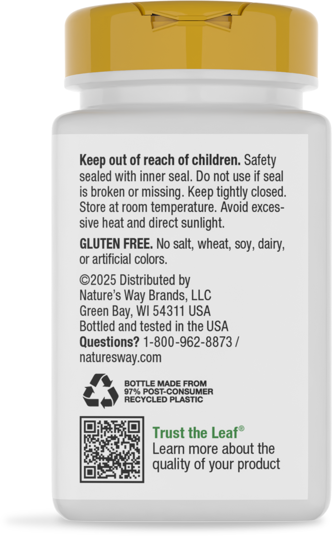 <{%360IMAGE3_15836%}>Nature's Way® | Vitamin D3 Max - back of pack