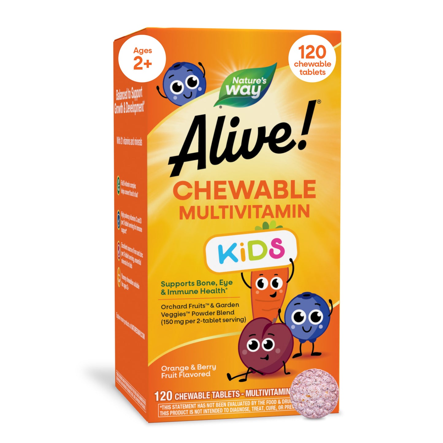 <{%MAIN7_15786%}>Nature's Way® | Alive! Kids Chewable Multivitamin