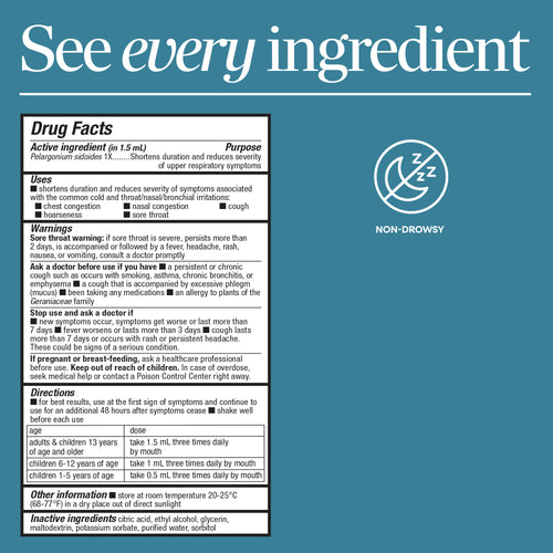 Nature's Way® | Umcka Cold Relief Drops Sku:15791