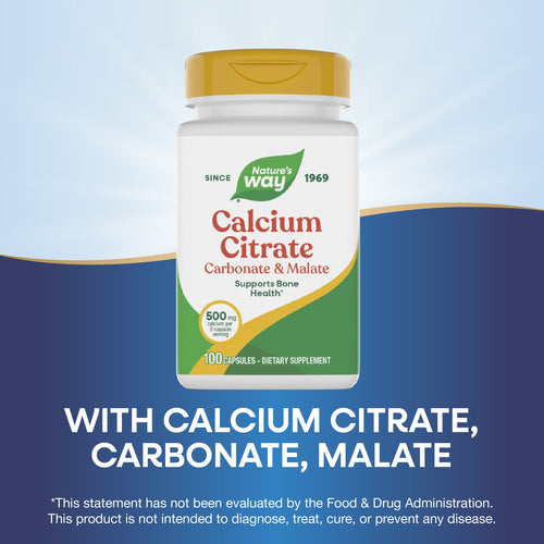 Nature's Way® | Calcium Citrate, Carbonate & Malate Sku:41010