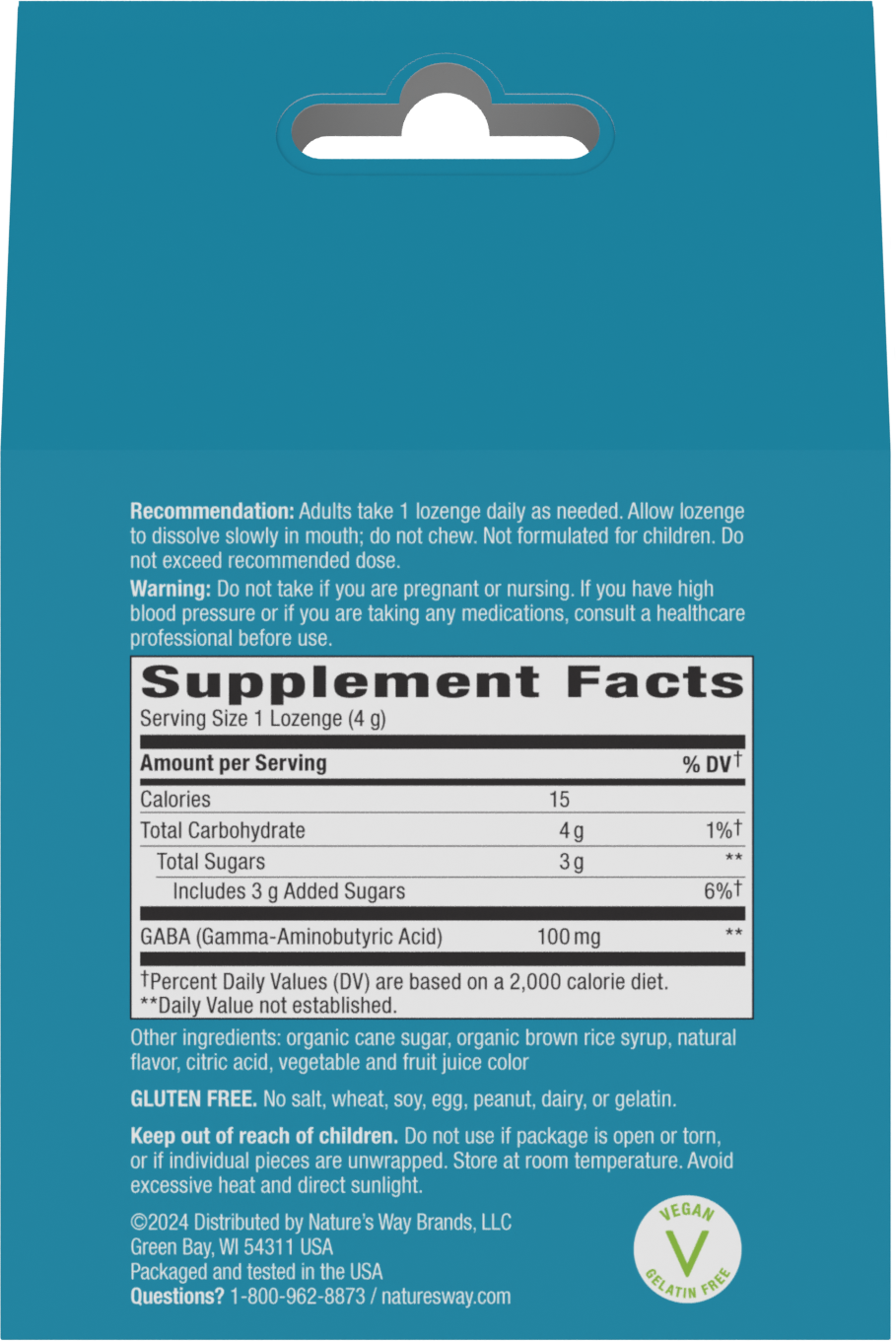 <{%360IMAGE4_14970%}>Nature's Way® | Calm Drops Lozenges - back of pack