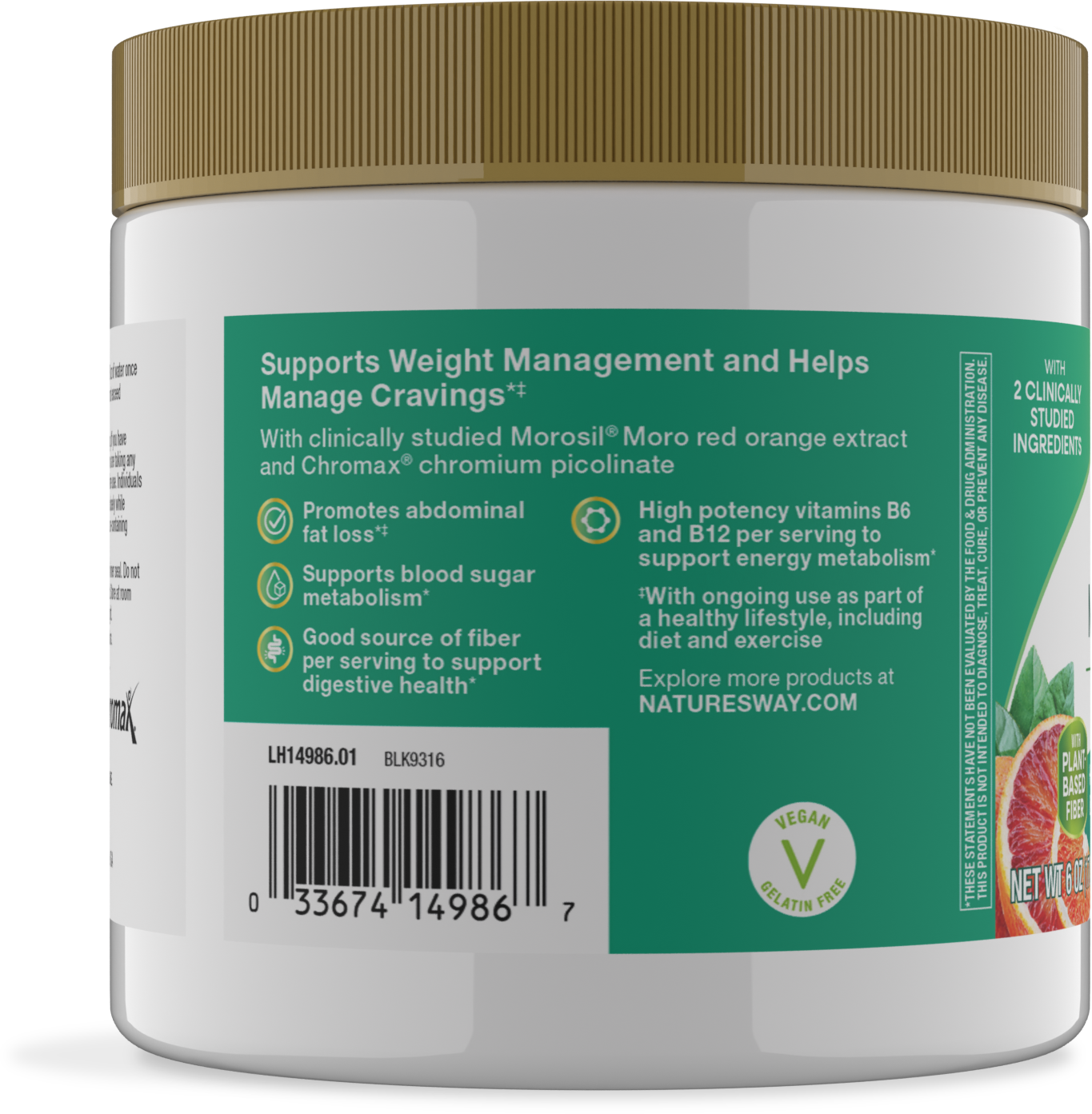 <{%360IMAGE2_14986%}>Nature's Way® | Weight Manager Drink Mix Powder - left side of pack