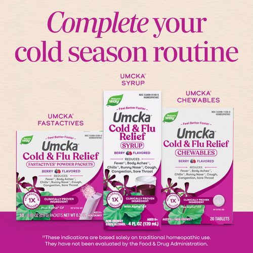 Nature's Way® | Umcka Cold&Flu Relief Chewables Sku:15159