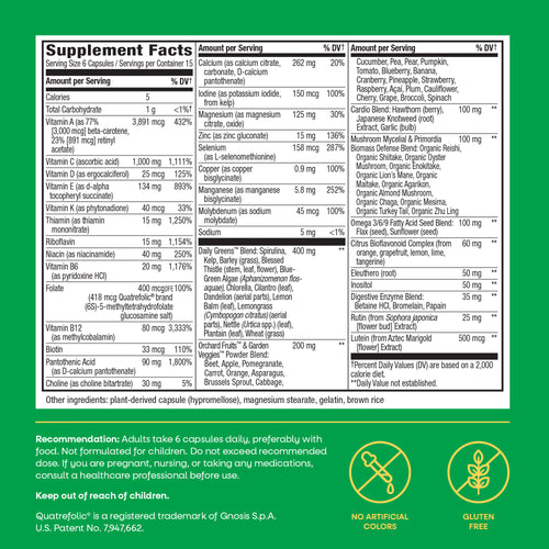 Nature's Way® | Alive! Max6 Potency Adult Complete Multivitamin-No Added Iron Sku:15092