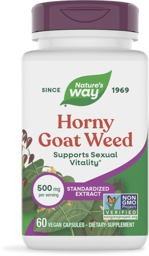 Nature's Way® | Horny Goat Weed Standardized Extract, 60 capsules Sku:15311