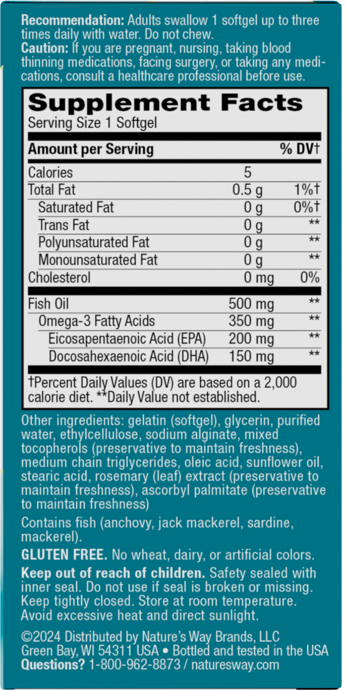 <{%360IMAGE1_15688%}>Nature's Way® | Super Fisol Fish Oil - right side of pack