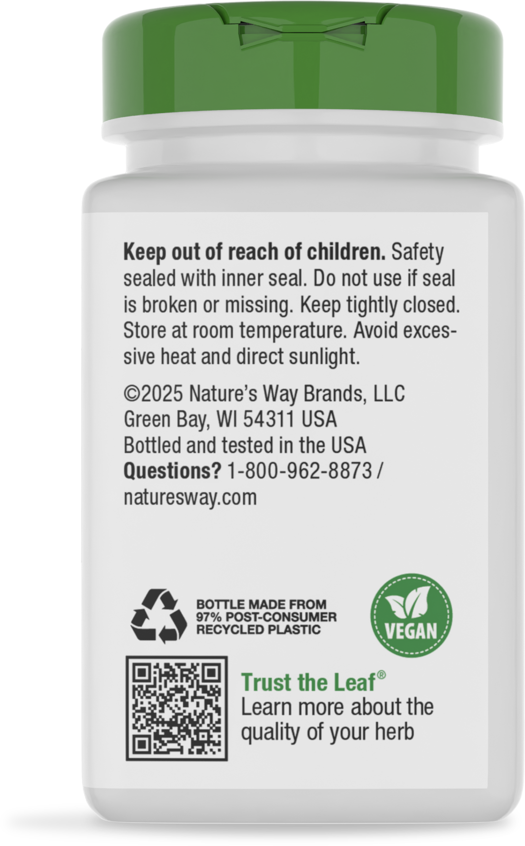 <{%360IMAGE3_14152%}>Nature's Way® | Corn Silk - back of pack