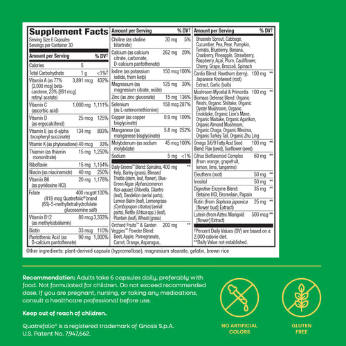 Nature's Way® | Alive! Max6 Potency Adult Complete Multivitamin-No Added Iron Sku:15709