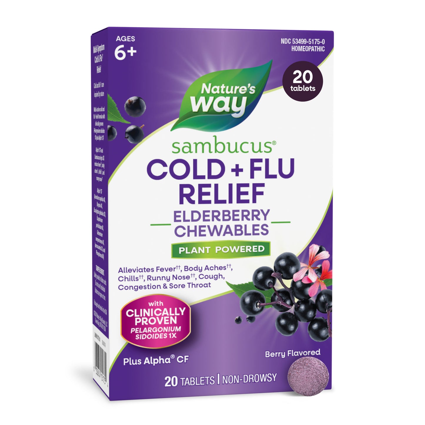 <{%MAIN6_15175%}>Nature's Way® | Sambucus Cold+Flu Relief Elderberry Chewables