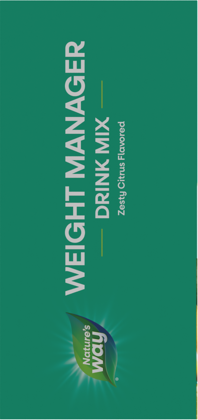 <{%360IMAGE3_14988%}>Nature's Way® | Weight Manager Drink Mix - left side of pack