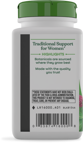 Nature's Way® | Red Clover Blossom / Herb - left side of pack Sku:16000