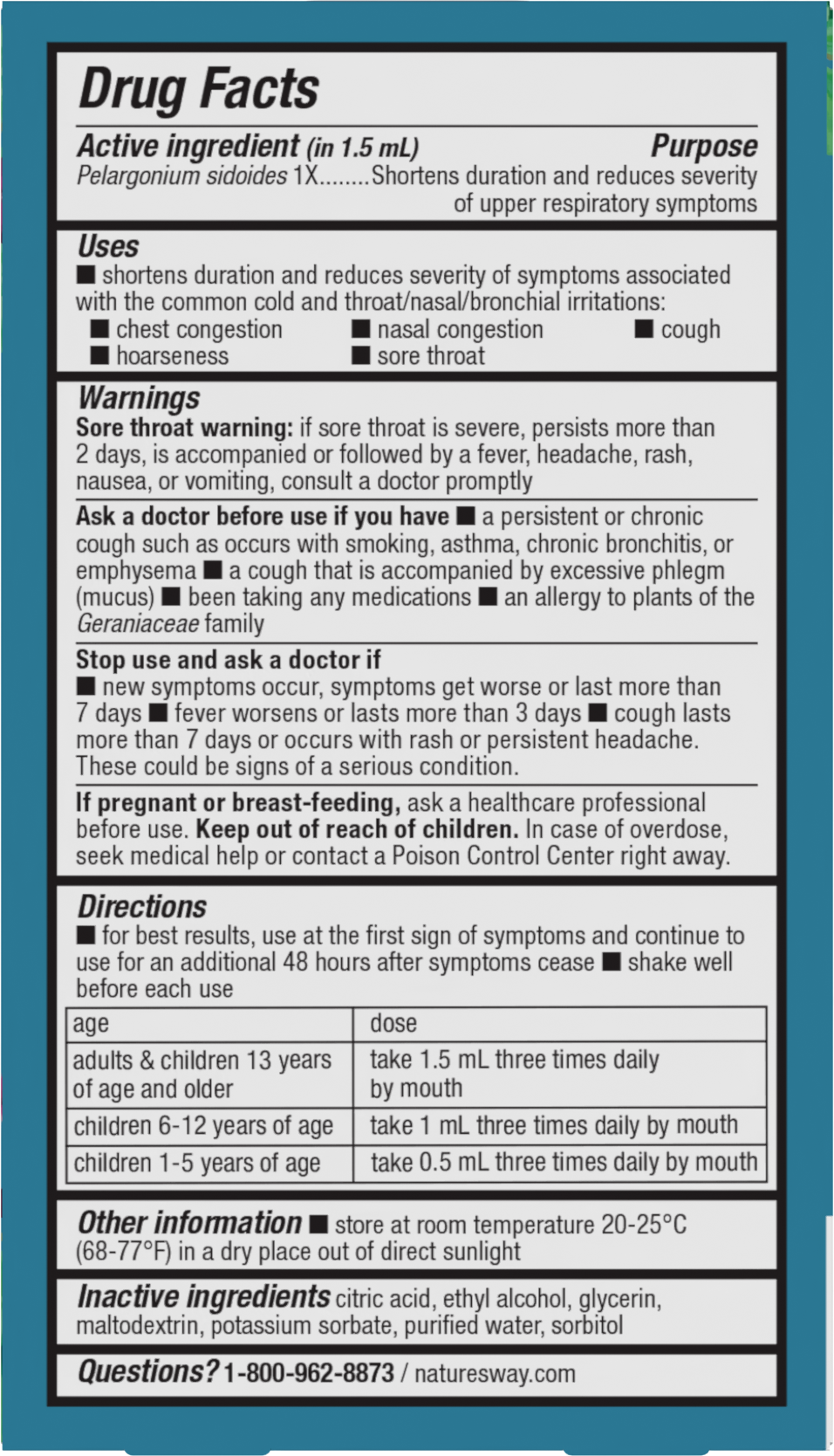 <{%360IMAGE4_15271%}>Nature's Way® | Umcka Cold Relief Drops - back of pack