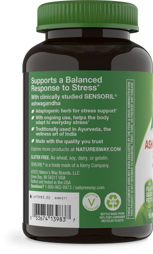 Nature's Way® | Ashwagandha Gummies - left side of pack Sku:13983