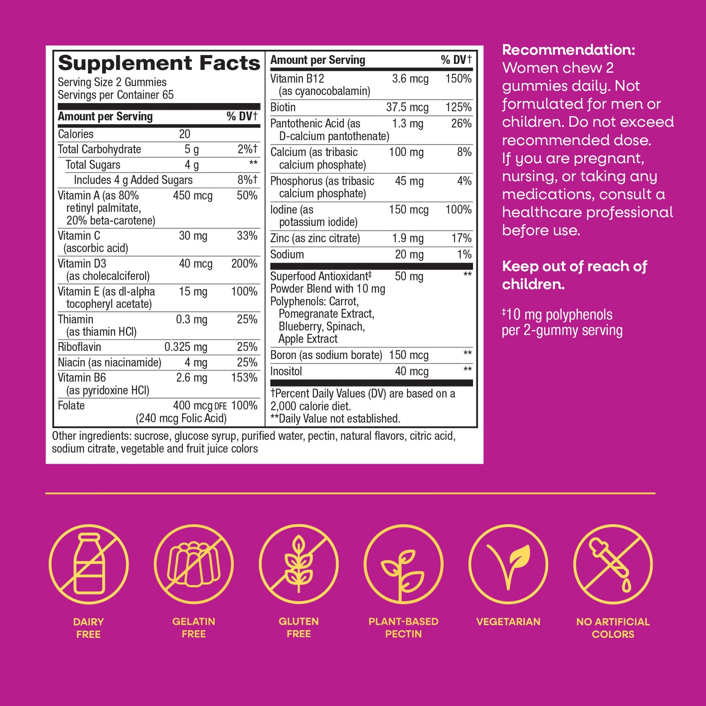 <{%MAIN10_11536%}>Nature's Way® | Alive! Women's Gummy Multivitamin