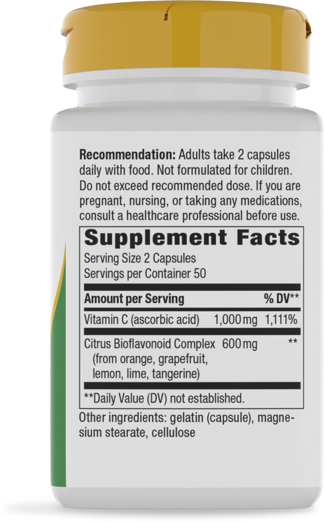 <{%360IMAGE1_40330%}>Nature's Way® | Vitamin C with Bioflavonoids - right side of pack