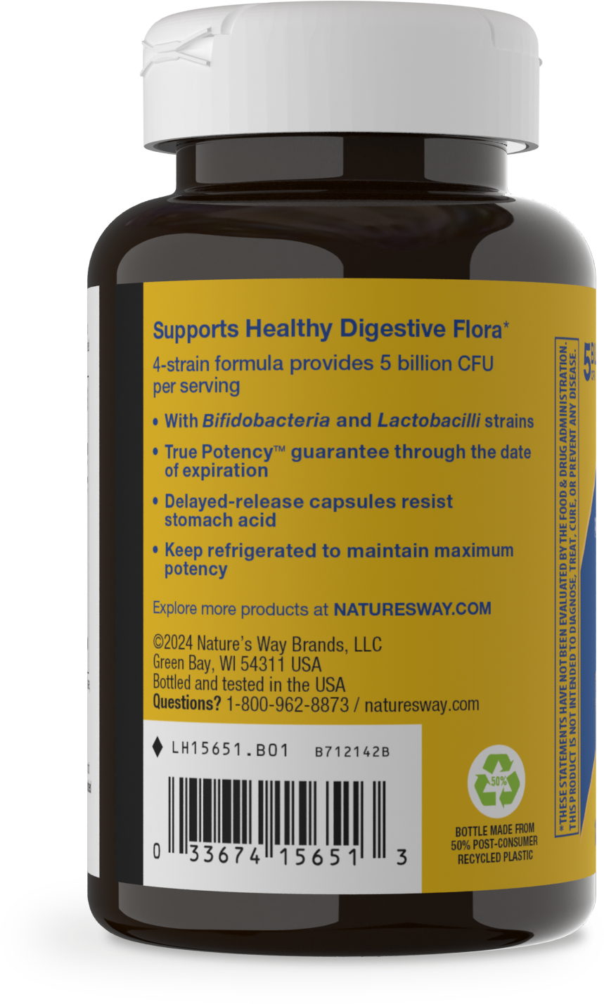 <{%360IMAGE2_15651%}>Nature's Way® | Primadophilus Bifidus Probiotic - left side of pack