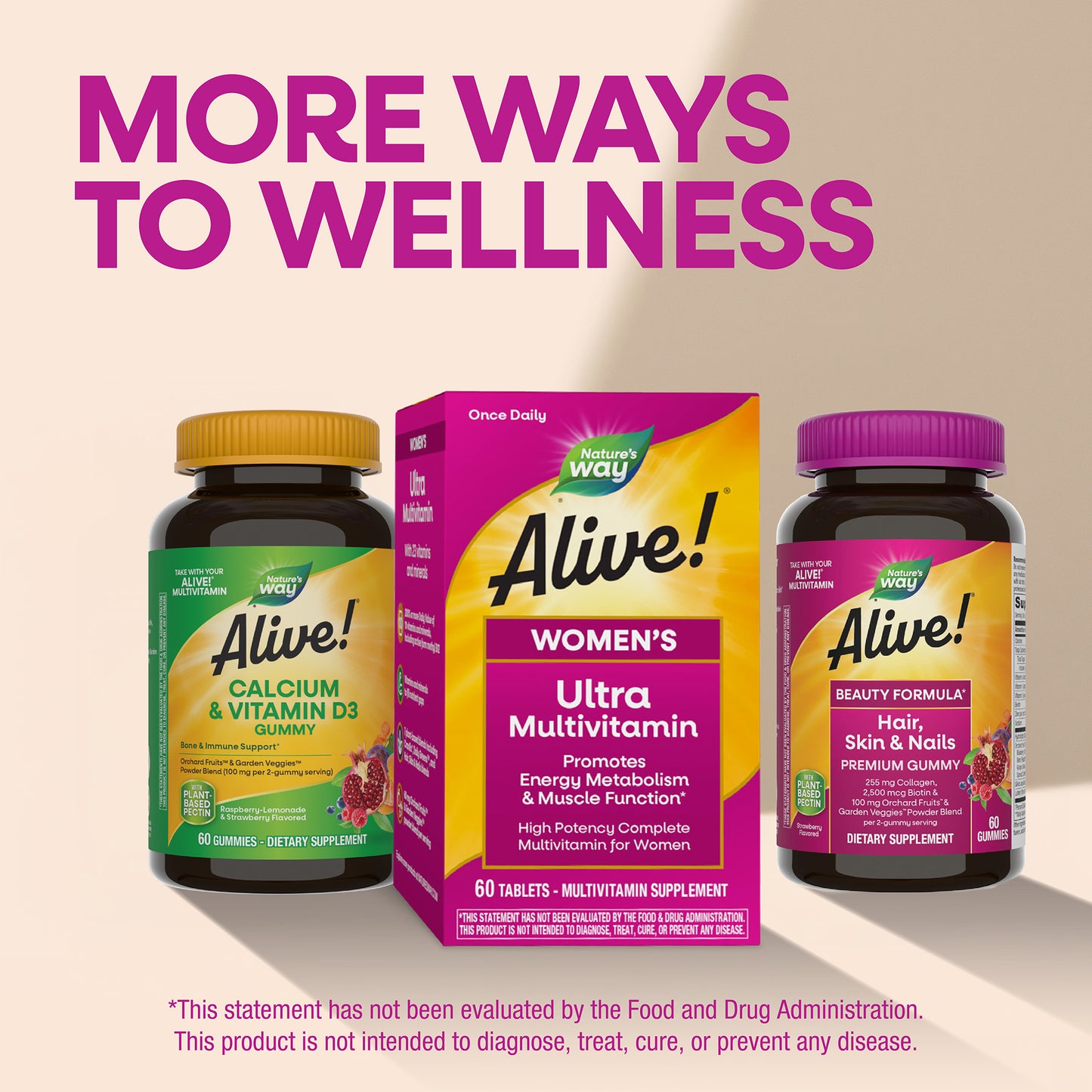 <{%MAIN6_15543%}>Nature's Way® | Alive! Max3 Potency Women's Complete Multivitamin
