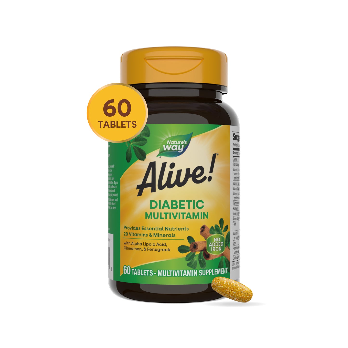 <{%MAIN6_12371%}>Nature's Way® | Alive! Diabetic Multivitamin