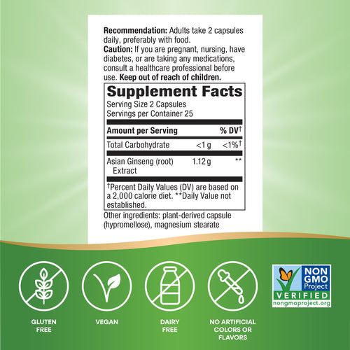 Nature's Way® | Asian Ginseng Sku:13400