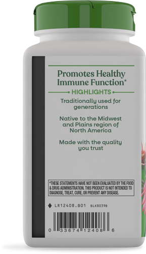 Nature's Way® | Echinacea - left side of pack Sku:12408